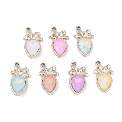 UV Plating Alloy Pendants FIND-M018-31KCG-1