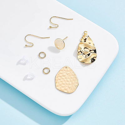 DIY Nuggets Pendant Earrings Making Kit DIY-BC0004-47-1