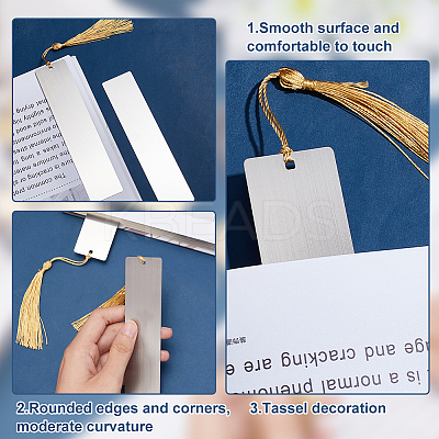 DIY Blank Bookmark Making Kit STAS-FG0001-05-1