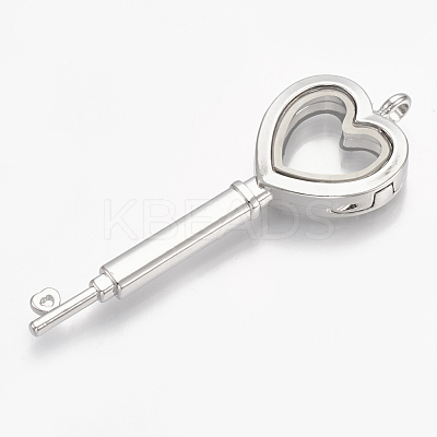 Alloy Magnetic Locket Big Pendants PALLOY-T052-05P-1