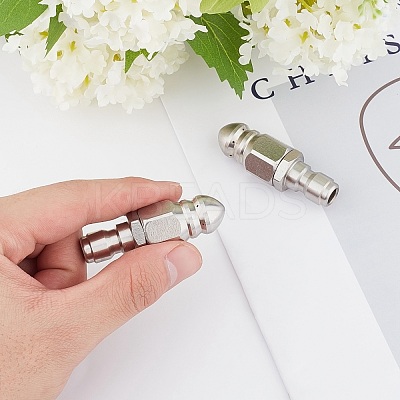 Brass Sewer Jetting Nozzle AJEW-GA0002-22-1