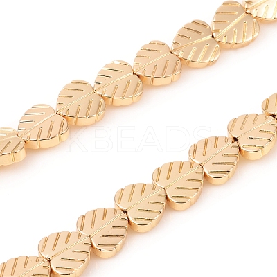Electroplated Non-magnetic Synthetic Hematite Beads Strands G-F682-08-KCG-1
