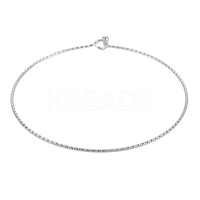 Non-Tarnish Textured Simple Thin Bangle for Girl Women BJEW-N013-005-1
