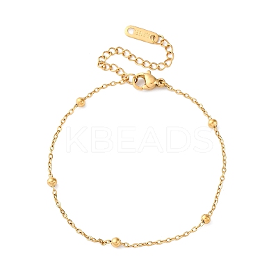 304 Stainless Steel Satellite Chains Bracelets LS-BJEW-M096-02A-G-1