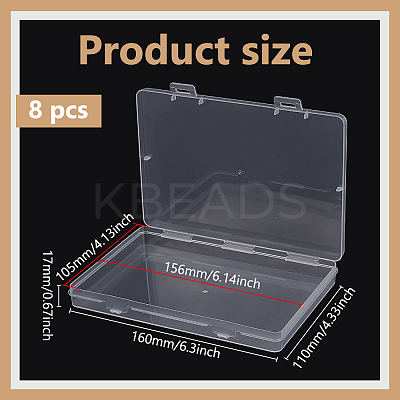 PP Plastic Bead Containers CON-WH0123-10A-1