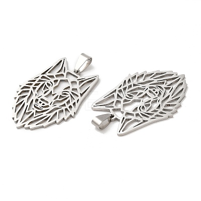 Non-Tarnish 201 Stainless Steel Pendants STAS-Q245-01P-1