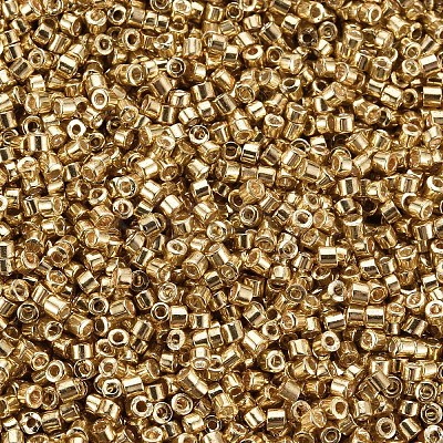 Plated Glass Cylinder Beads X-SEED-S047-E-005-1
