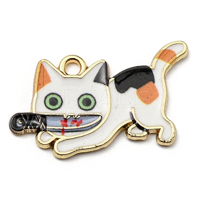 Printed Alloy Pendants ENAM-L042-02G-05-1