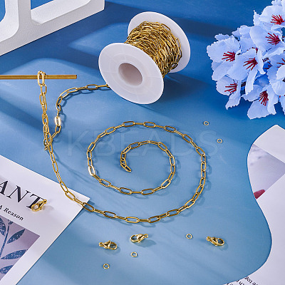 DIY Chain Necklace Jewelry Kits DIY-TA0011-49-1