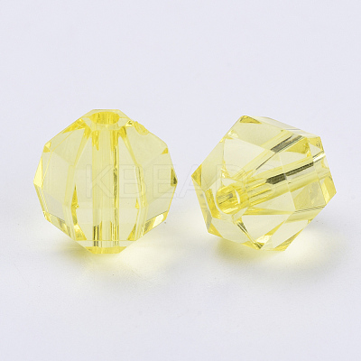 Transparent Acrylic Beads TACR-Q256-8mm-V21-1