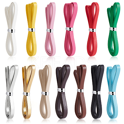 13Pcs 13 Colors PU Leather Belt for Doll Clothes Accessories DOLL-FG0001-04-1