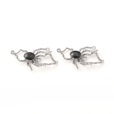 Alloy Glass Connector Charms PALLOY-P291-16B-03-1
