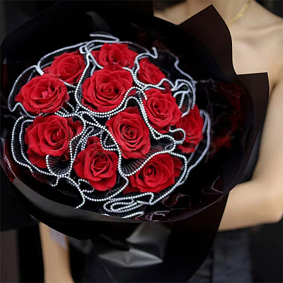 4 Bags Polyester Flower Bouquet Wrapping Mesh Paper ORIB-BC0001-12A-1