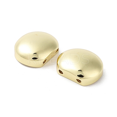 Oval Brass Beads KK-E102-25G-03-1
