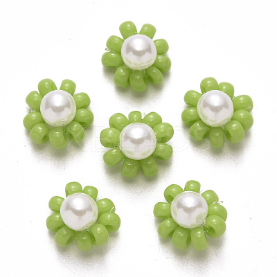 Glass Seed Beads Charms FIND-R086-05E-1