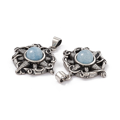 Natural Aquamarine Pendants KK-A173-07AS-01-1