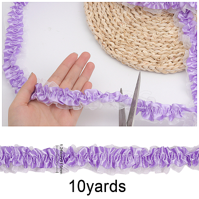 Chiffon Lace Trim OCOR-WH0047-57C-1