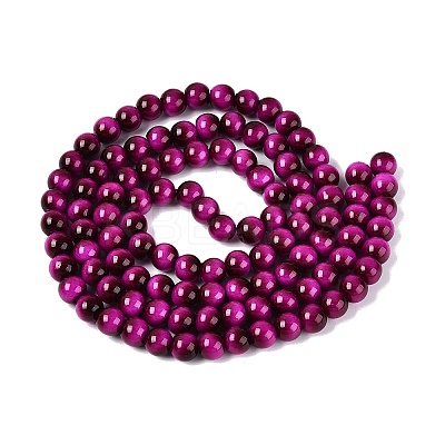 Imitation Tiger Eye Glass Beads Strands GLAA-Q106-03A-B06-1