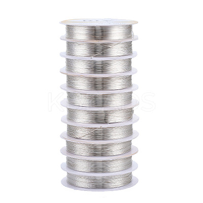Round Copper Jewelry Wire CWIR-Q006-0.4mm-S-1