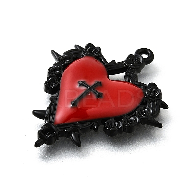 Alloy Enamel Gothic Style Pendants PALLOY-R157-06EB-06A-1