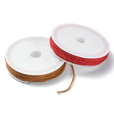 8 Rolls 8 Colors Waxed Cotton Cords YC-YW0001-04-1