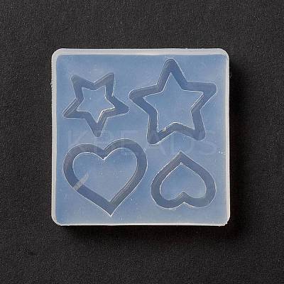 DIY Star & Heart Linking Ring Silicone Molds SIMO-B001-08-1