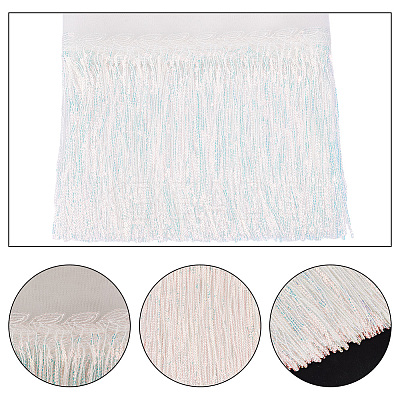 5 Yards Sparkle Polyester Tassel Lace Trim OCOR-GA0001-55A-1
