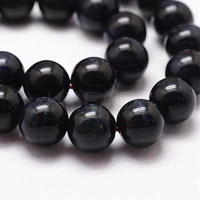 Natural Tiger Eye Bead Strands G-D840-54-10mm-05-1