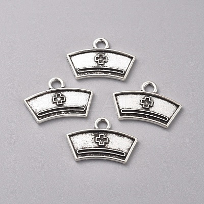 Tibetan Style Alloy Pendants TIBEP-WH0002-18AS-1