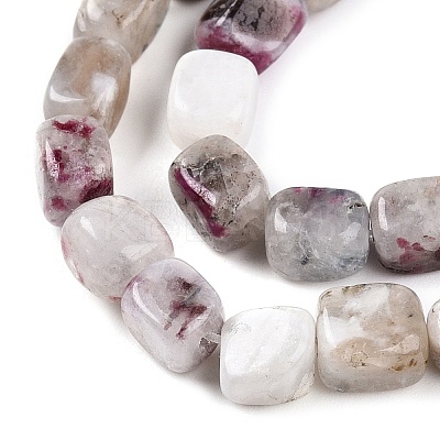 Natural Plum Blossom Tourmaline Beads Strands G-T141-12A-1