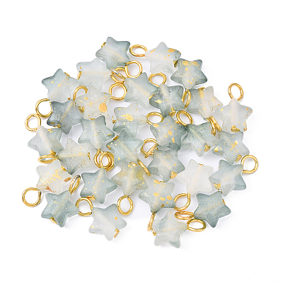 30Pcs Acrylic Pendants PALLOY-YW00062-02-1