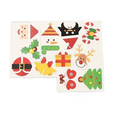 DIY Christmas Theme Paper Cake Insert Card Decoration DIY-H108-12-1
