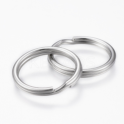 Tarnish Resistant 304 Stainless Steel Split Key Rings STAS-P178-1.2x16mm-P-1