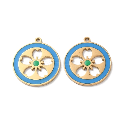 Ion Plating(IP) 304 Stainless Steel Pendants STAS-C083-13G-01-1