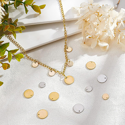 48Pcs 4 Colors Brass Charms KK-BC0002-18-NF-1