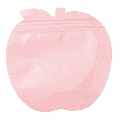 Apple Shaped Plastic Packaging Yin-yang Resealable Bags OPP-D003-01C-1