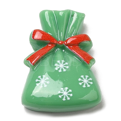 Christmas Theme Opaque Resin Cabochons CRES-M022-02A-1