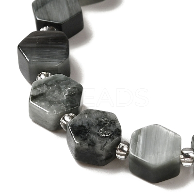 Natural Eagle Eye Stone Beads Strands G-P534-A14-02-1