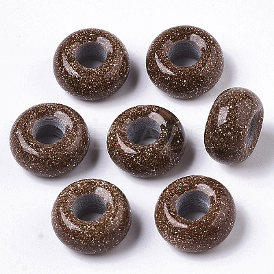 Synthetic Goldstone European Beads G-S359-072A-1
