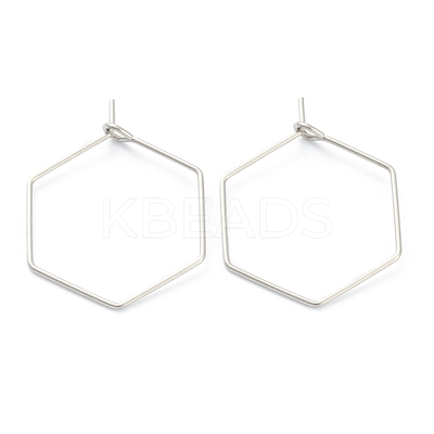 Non-Tarnish 316 Surgical Stainless Steel Earring Hoop STAS-M288-09P-B-1
