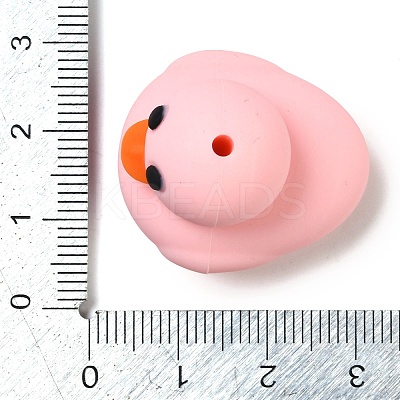 Duck Food Grade Silicone Focal Beads SIL-Q030-05C-1