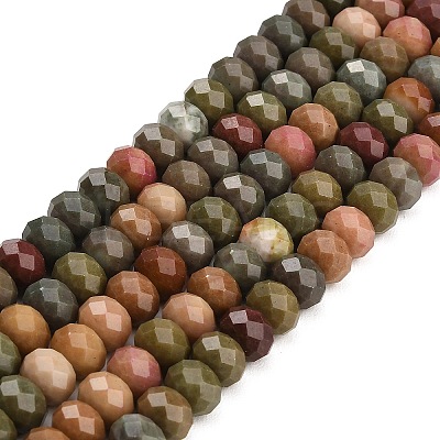 Faceted Dyed Natural White Jade Beads Strands GG-CBAE966-01B-G-1