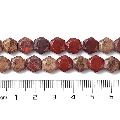 Natural Red Rainbow Jasper Beads Strands G-K359-C09-01-1