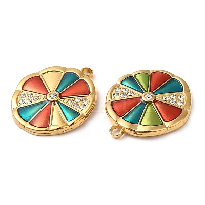 304 Stainless Steel Enamel Pendants STAS-K256-12G-01-1