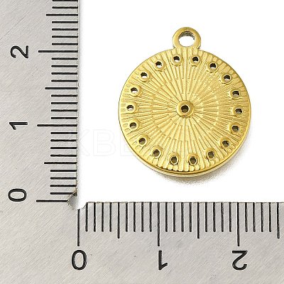 304 Stainless Steel Pendant Rhinestone Settings STAS-D192-14G-1