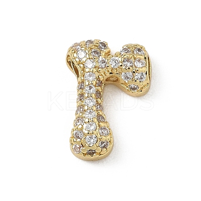 Brass Micro Pave Cubic Zirconia Pendants KK-A300-02G-R-1