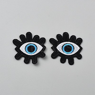 Computerized Embroidery Cloth Patches PATC-WH0002-080A-1