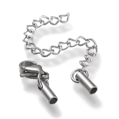 Tarnish Resistant 304 Stainless Steel Curb Chain Extender STAS-K195-29P-09-1