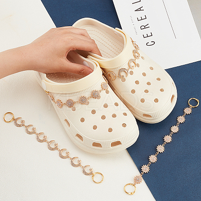 Sun & Moon with Star Shoe Decoration Chain FIND-AB00020-02-1