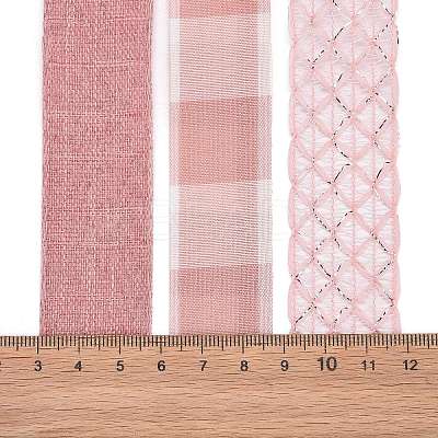 9 Yards 3 Styles Polyester Ribbon SRIB-A014-B03-1